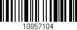 Código de barras (EAN, GTIN, SKU, ISBN): '10857104'