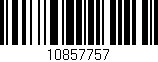 Código de barras (EAN, GTIN, SKU, ISBN): '10857757'