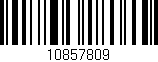 Código de barras (EAN, GTIN, SKU, ISBN): '10857809'