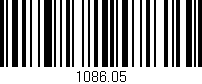 Código de barras (EAN, GTIN, SKU, ISBN): '1086.05'