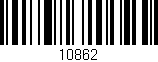 Código de barras (EAN, GTIN, SKU, ISBN): '10862'