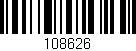 Código de barras (EAN, GTIN, SKU, ISBN): '108626'