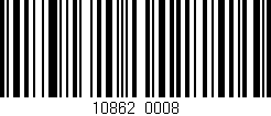 Código de barras (EAN, GTIN, SKU, ISBN): '10862/0008'