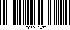 Código de barras (EAN, GTIN, SKU, ISBN): '10862/0467'