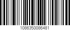 Código de barras (EAN, GTIN, SKU, ISBN): '1086350086481'