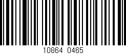 Código de barras (EAN, GTIN, SKU, ISBN): '10864/0465'