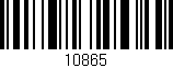Código de barras (EAN, GTIN, SKU, ISBN): '10865'