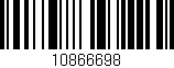 Código de barras (EAN, GTIN, SKU, ISBN): '10866698'