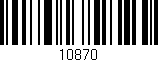 Código de barras (EAN, GTIN, SKU, ISBN): '10870'