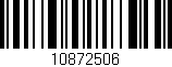 Código de barras (EAN, GTIN, SKU, ISBN): '10872506'