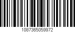 Código de barras (EAN, GTIN, SKU, ISBN): '1087365059972'