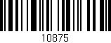 Código de barras (EAN, GTIN, SKU, ISBN): '10875'
