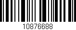 Código de barras (EAN, GTIN, SKU, ISBN): '10876688'