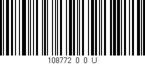 Código de barras (EAN, GTIN, SKU, ISBN): '108772_0_0_U'