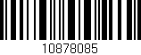 Código de barras (EAN, GTIN, SKU, ISBN): '10878085'