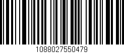 Código de barras (EAN, GTIN, SKU, ISBN): '1088027550479'