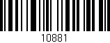 Código de barras (EAN, GTIN, SKU, ISBN): '10881'