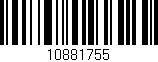 Código de barras (EAN, GTIN, SKU, ISBN): '10881755'