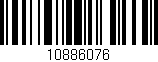 Código de barras (EAN, GTIN, SKU, ISBN): '10886076'