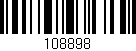 Código de barras (EAN, GTIN, SKU, ISBN): '108898'