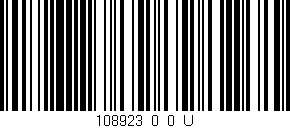 Código de barras (EAN, GTIN, SKU, ISBN): '108923_0_0_U'