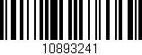Código de barras (EAN, GTIN, SKU, ISBN): '10893241'