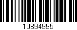 Código de barras (EAN, GTIN, SKU, ISBN): '10894995'