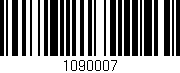 Código de barras (EAN, GTIN, SKU, ISBN): '1090007'