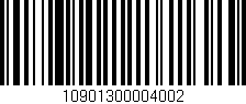 Código de barras (EAN, GTIN, SKU, ISBN): '10901300004002'