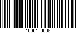 Código de barras (EAN, GTIN, SKU, ISBN): '10901/0008'