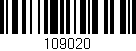 Código de barras (EAN, GTIN, SKU, ISBN): '109020'