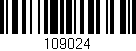 Código de barras (EAN, GTIN, SKU, ISBN): '109024'