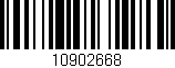 Código de barras (EAN, GTIN, SKU, ISBN): '10902668'
