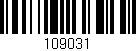 Código de barras (EAN, GTIN, SKU, ISBN): '109031'