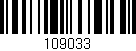 Código de barras (EAN, GTIN, SKU, ISBN): '109033'
