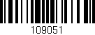 Código de barras (EAN, GTIN, SKU, ISBN): '109051'