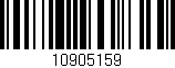 Código de barras (EAN, GTIN, SKU, ISBN): '10905159'