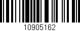 Código de barras (EAN, GTIN, SKU, ISBN): '10905162'