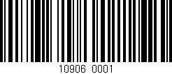 Código de barras (EAN, GTIN, SKU, ISBN): '10906/0001'