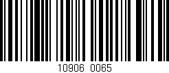 Código de barras (EAN, GTIN, SKU, ISBN): '10906/0065'