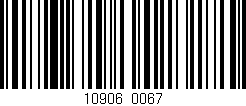 Código de barras (EAN, GTIN, SKU, ISBN): '10906/0067'