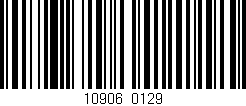 Código de barras (EAN, GTIN, SKU, ISBN): '10906/0129'