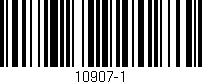 Código de barras (EAN, GTIN, SKU, ISBN): '10907-1'