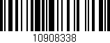 Código de barras (EAN, GTIN, SKU, ISBN): '10908338'