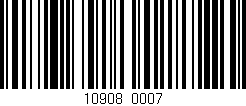 Código de barras (EAN, GTIN, SKU, ISBN): '10908/0007'