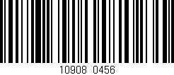 Código de barras (EAN, GTIN, SKU, ISBN): '10908/0456'