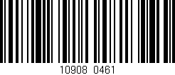 Código de barras (EAN, GTIN, SKU, ISBN): '10908/0461'