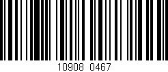 Código de barras (EAN, GTIN, SKU, ISBN): '10908/0467'