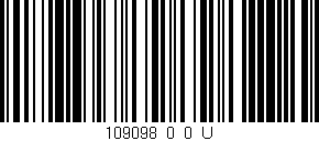 Código de barras (EAN, GTIN, SKU, ISBN): '109098_0_0_U'