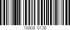 Código de barras (EAN, GTIN, SKU, ISBN): '10909/0126'